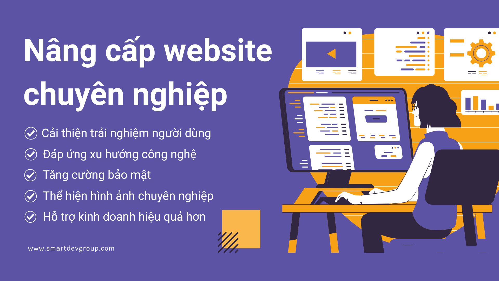 nâng cấp website chuyên nghiệp